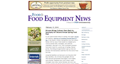 Desktop Screenshot of foodequipmentnews.com